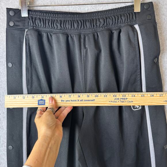 AND1 Tearaway Track Pants Womens Small Black Y2K Retro Throwback Streetwear - Picture 6 of 16